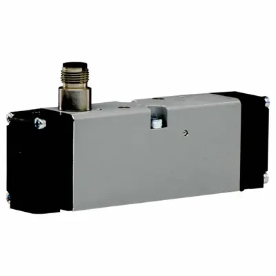 PARKER Solenoid Air Control Valve: Four-Way / Two-Position, 15407-1, Single Solenoid - Parker H Series Directional Control Valves