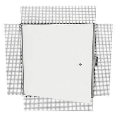 BABCOCK-DAVIS Access Door: 16 in Ht, 16 in Wd, Concealed Hinge, Plaster Bead Flange, Steel - Locking Access Doors
