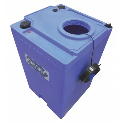 PEABODY ENGINEERING Storage Tank: Double Wall, Vertical, 70 gal, Closed Top - Dual Containment Liquid Storage Tanks