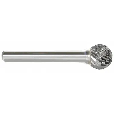 OEM Double-Cut Ball Bur, 3/8" Head, 1/4" Shank, SD-3 - Double-Cut Ball Burs