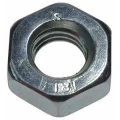 M8 nut for use with lift tables and pallet positioners. Provides threaded fastening in material handling equipment and industrial workstations.
