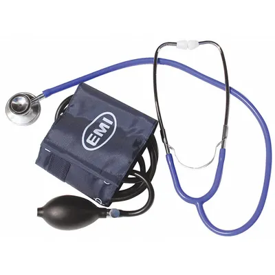 EMI Aneroid Sphygmomanometer: Aneroid Sphygmomanometer, Adult/Infant/Pediatric - Blood Pressure Monitor & Stethoscope Kits