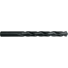 General-purpose high-speed steel jobber-length drill bit with a 19 mm diameter, 118° point angle, and black oxide finish. Suitable for drilling in metal, wood, and plastic in industrial machining, maintenance, and fabrication applications.