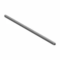 Gear Rack: Rectangular, Machined Ends, Module m 1, 500 mm Lg., Black Oxide Coated Carbon Steel (MPN SRF1-500)