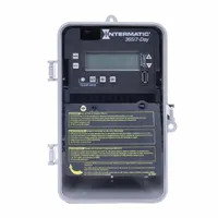 INTERMATIC Electronic Timer: 7 day, Not Astronomic, 120-277V AC, DPST/SPST, Digital (MPN ET2725C)
