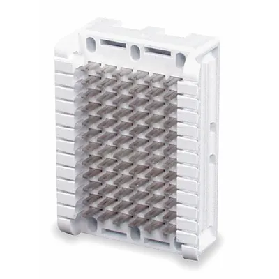 HUBBELL PREMISE WIRING 66-Type Wiring Block, 12 Clips, 6 Pairs, HPW66B16 - Voice & Data Wiring Blocks