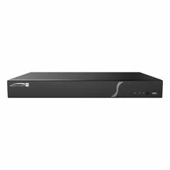The SPECO TECHNOLOGIES N16NRX32TB is a 16-camera-input Network IP Video Recorder with H.265 compression and HDMI/VGA output. It supports analytics-based recording modes, a network interface of up to 160 mbps, and video export via USB flash drive. Suitable for security surveillance in commercial and industrial environments.