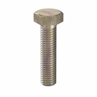 LINDSTROM Hex Head Cap Screw: Steel, Class 10.9, Zinc Yellow, M12, Metric, 50 mm lg - Class 10.9 Steel Hex Head Cap Screws