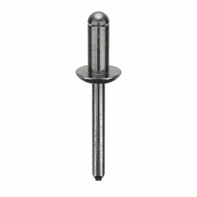 OEM Domed-Head Blind Rivet, 0.25 in Dia, 2 in Overall Length, Structural, 100 PK - Domed-Head Blind Rivets