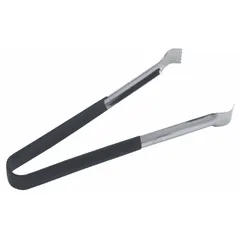 APPROVED VENDOR Pom Tongs, 12 in Overall Length, Stainless Steel, Pom Tip