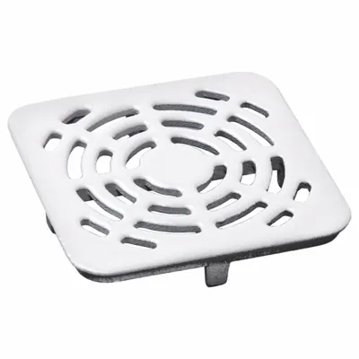 JAY R. SMITH MFG. CO Grid: Cast Iron, 14 in Overall Wd, 9 in Overall Ht, Unfinished - Grates for Floor Sinks