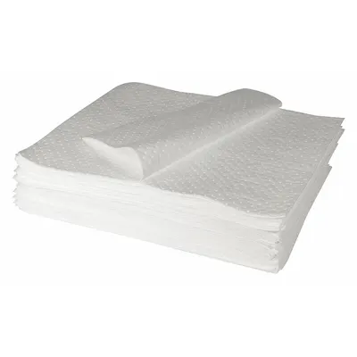 CONDOR Sorbent Pad: 104 oz Volume Absorbed Per Pad, 30 in x 30 in Pad Size (L x W) - Sorbent Pads