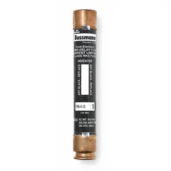 Class RK5 time-delay cylindrical fuse rated 60 A, 600 V AC, and 250 V DC. Features visual blown-fuse indication for faster troubleshooting. Suitable for motor circuits, feeders, and branch circuits in industrial power distribution systems.
