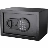 Safe: Digital Combo Lock, 0.36 cu ft Capacity, Steel, 8 in H x 12 1/4 in W x 8 in D, Not Fire Rated (MPN AX12616)