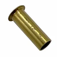 This compression fitting is made of brass and has an overall length of 18 mm. It is designed for use with 15 mm OD tubing in standard sleeve compression connections. Typical applications include pneumatic, hydraulic, and instrumentation lines where a leak-free connection is required