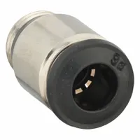 AIGNEP USA Push-Fit Adapter Fitting: 4 mm OD x 5 mm Pipe Size, Brass, 25/32 in Overall Lg, 5 PK (MPN 50010N-4-M5-PK5)