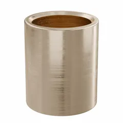 This OILITE sleeve bearing is made from SAE 841 bronze and is designed for general purpose industrial applications requiring a self-lubricating bearing for rotating or oscillating shafts. It has a 1 in bore, 1 1/4 in OD, and 1 1/2 in length, with an operating temperature range of -35°F to 300°F. Sold in a pack of 10.