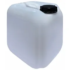 Rectangular Carboy, 2.64 gal, HDPE, Colorless, Antistatic Outer