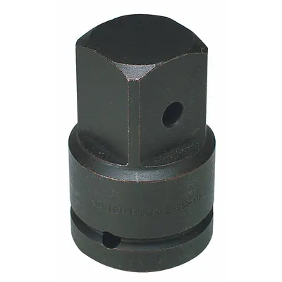 WRIGHT TOOL Impact Socket Adapter: 1 in Input Drive Size, Black Oxide - 1" Drive Impact Socket Adapters