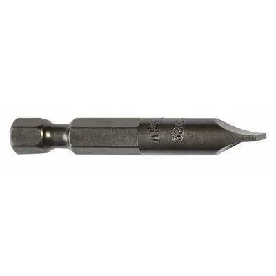 APEX Power Bit: Power Bit, Slotted Head, Imperial, 14F-16R Bit Industry Size - Impact Bits
