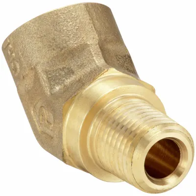 PARKER Metal Pipe Elbow: 45° Elbow, 3/4 in x 3/4 in - Threaded High-Pressure Pipe Fittings