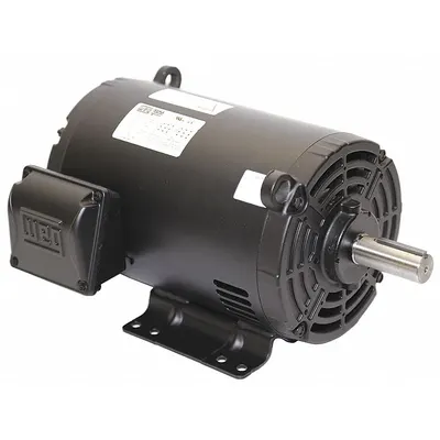 WEG General Purpose Motor: Rigid Base Mount, Open Drip Proof, 1 1/2 hp, 230/460V AC - Rigid Base 3-Phase General Purpose AC Motors