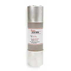 R-rated time-delay indicating fuse rated for 2.54 kV AC and 150 A. Designed for overcurrent protection in medium-voltage industrial equipment such as motor circuits and transformers.