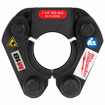 MILWAUKEE Press Ring: 1 1/4 in Pipe, Stainless Steel, For Isotubi USA - Jaws & Rings for Standard & Extended Press Tools