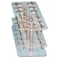 Tube Rack: 3 3/4 in Overall Wd, 1 1/8 in Overall Ht, 10 1/2 in Overall Lg, (12) Tubes (MPN SI-M010)
