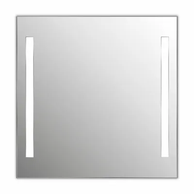 WINGITS WMR3636LED Lighted Vanity Bathroom Mirror, Square, 36 in x 36 in, Glass - Lighted Vanity Bathroom Mirrors