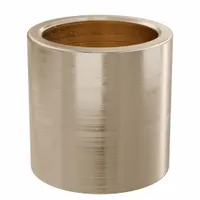 Sleeve Bearing: Bronze, SAE 841, 16 mm Bore, 20 mm OD, 20 mm Lg, 49,938 lb/sq in-fpm Max PV, 10 PK (MPN AAM1620-20B)