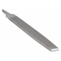 Machinists File: Square, Double-Cut, Safe Edge Cut, Bastard Cut, 9 13/16 in Lg without Tang, 1 in Wd (MPN 39CE63)