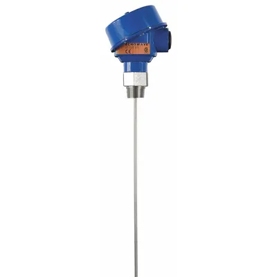 FLOWLINE Rod Guided Wave Radar: Liquid Level Sensor Transmitter, Vertical, 3/4 in NPT - Guided Wave Radar Sensors