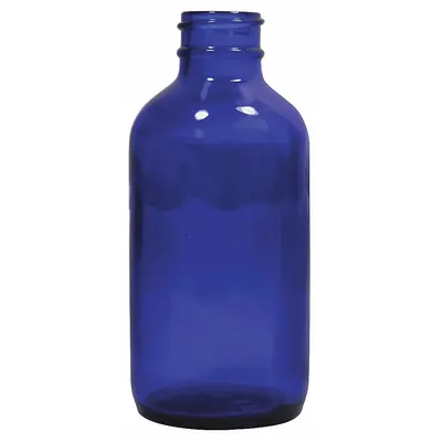 QORPAK Clear Narrow Mouth Round Glass Lab Bottle - Clear Narrow Mouth Round Glass Lab Bottles
