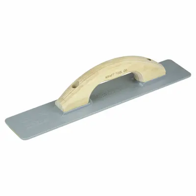 KRAFT TOOL Hand Float: Blade Material Magnesium, Blade Shape Square, Broken-In - Concrete Hand Floats