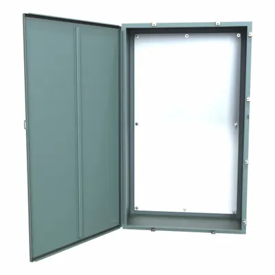 HAMMOND Electrical Enclosure: Steel, 60 in x 36 in x 16 in, NEMA 12/13/3R/4, w/Panel - Steel Washdown Enclosures