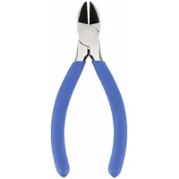 Diagonal Cutting Plier: Semiflush, Narrow, 7/8 in Jaw Lg, 5/8 in Jaw Wd, 5 1/4 in Overall Lg