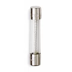 Time-delay cylindrical fuse rated 175 mA, 250 V AC, with a 1/4 in x 1 1/4 in body. Provides overcurrent protection with tolerance to temporary inrush currents, suitable for motor circuits, transformers, and control panels.