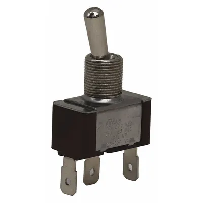 EATON Toggle Switch: 3 Position, 3 Connections, SPDT, Solder Lug Connection - Panel-Mount Toggle Switches