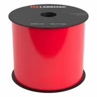 LabelTac Pro Model Standard Supply: 4 in x 150 ft, Vinyl, Red (Gloss), Indoor/Outdoor (MPN LT404)