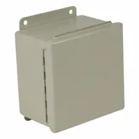 WIEGMANN Enclosure: Steel, 12 in x 12 in x 6 in, NEMA 12/13, Solid Cover, Hinged (MPN B121206CH)