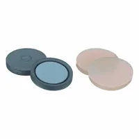 Lab Bottle Caps: 13 mm Dia, Blue, Aluminum, Unlined, 100 Closures Included, Colored (MPN 224201LS-100)