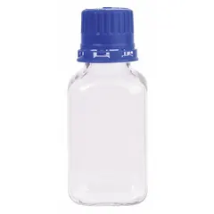 APPROVED VENDOR 250 mL PETG Media Bottle with Tamper Evident Closure, Sterile, Graduated, Colorless