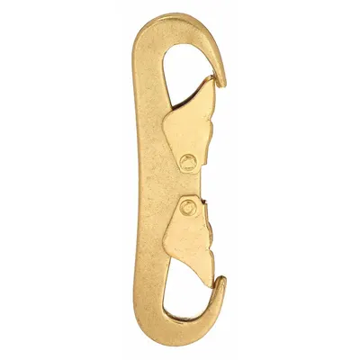 LUCKY LINE PRODUCTS Double Cap Snap: 2 Snaps, Cap, Bronze, 7/16 in Opening Size - Eyelet Spring Snaps