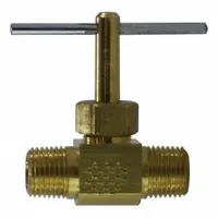 WEATHERHEAD Needle Valve: Inline Valve Body, Brass, 1/8 in Pipe Size, 150 psi Max. Pressure (CWP) (MPN 6810)