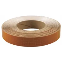 Yellow reflective tape with acrylic adhesive, 1 inch wide and 50 yards long. Designed for school bus applications to improve visibility in low-light conditions. Meets safety requirements for marking school buses
