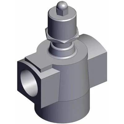 SMC Speed Controller: In-Line Fitting, 3/4 in Valve Body Size, Threaded, Meter Out - In-Line Speed Control Valves