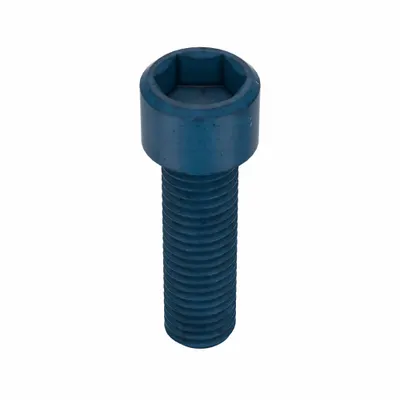 METRIC BLUE Socket Head Cap Screw: M12x1.75 Thread Size, 40 mm Lg, Std, Blue Phosphate - Metric System Standard Socket Head Cap Screws