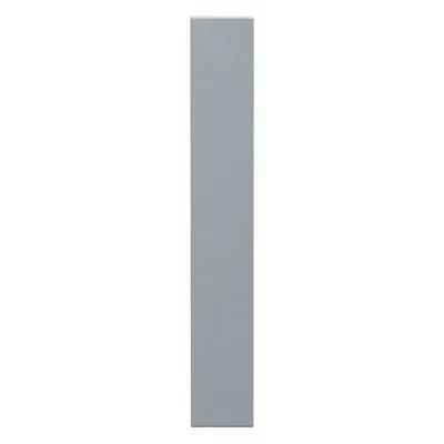 ASI GLOBAL PARTITIONS Partition Column: Plastic Polymer, Pebble, Gray, 82 in Ht, 12 in Wd - Pilasters for Bathroom Partitions