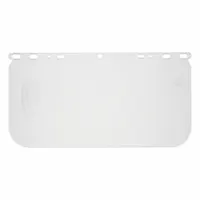 MCR SAFETY Face Shield Visor: 15 1/2 in Overall Wd, 8 in Overall Ht, 0.04 in Overall Thick, Clear (MPN 487400)